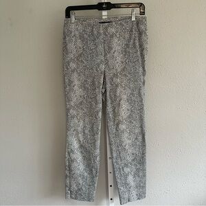 Lafayette 148 New York Snake print Stanton ankle pant size 10
